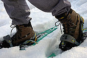 Snow shoes are available for hire at Maso Doss, Pinzolo, Trentino, Italy. Tel 0465 502758